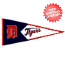 Detroit Tigers MLB Pennant Wool