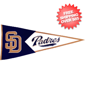 San Diego Padres MLB Pennant Wool