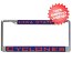 Iowa State Cyclones License Plate Frame Chrome Deluxe