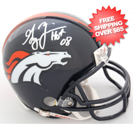 Gary Zimmerman Denver Broncos Autographed Mini Helmet