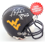 Adam Pacman Jones West Virginia Mountaineers Autographed Mini Helmet