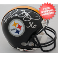 Autographs, Mini Football Helmets: Jerome Bettis Pittsburgh Steelers Autographed Mini Helmet
