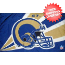 St. Louis Rams Helmet Flag