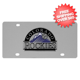 Colorado Rockies Logo License Plate
