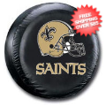 Car Accessories, Detailing: New Orleans Saints Tire Cover <B>BLOWOUT SALE</B>