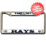 Tampa Bay Rays CHROME License Plate Frame
