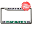Seattle Mariners CHROME License Plate Frame