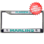 Florida Marlins CHROME License Plate Frame
