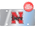 Car Accessories, License Plates: Nebraska Cornhuskers Logo License Plate