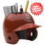 St Louis Cardinals Miniature Batters Helmet Desk Caddy SALE