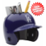 Los Angeles Dodgers Miniature Batters Helmet Desk Caddy