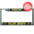 Car Accessories, License Plates: Georgia Tech Yellow Jackets License Plate Frame Chrome Deluxe