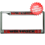 North Carolina State Wolfpack License Plate Frame Chrome Deluxe