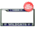 Car Accessories, License Plates: Kansas State Wildcats License Plate Frame Chrome Deluxe