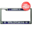 Kansas State Wildcats License Plate Frame Chrome Deluxe