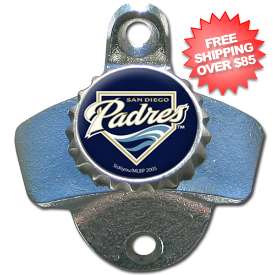 San Diego Padres Wall Mounted Bottle Opener