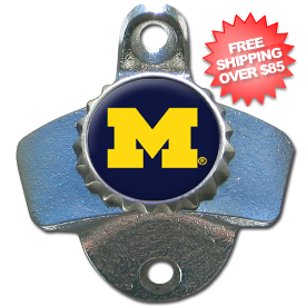 Michigan Wolverines Wall Mounted Bottle Opener <B>Discontinued</B>