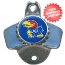 Kansas Jayhawks Wall Mounted Bottle Opener