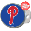 Philadelphia Phillies Oval Hitch Cover
