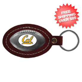 California (CAL) Golden Bears Leather Key Chain