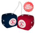 Car Accessories, Detailing: Boston Red Sox Fuzzy Dice