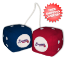 Atlanta Braves Fuzzy Dice