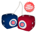 Car Accessories, Detailing: Chicago Cubs Fuzzy Dice