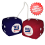 New York Giants Fuzzy Dice