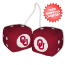 Oklahoma Sooners Fuzzy Dice