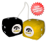 Iowa Hawkeyes Fuzzy Dice