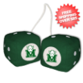 Car Accessories, Detailing: Marshall Thundering Herd Fuzzy Dice