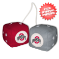 Car Accessories, Detailing: Ohio State Buckeyes Fuzzy Dice