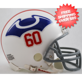 New England Patriots 1960 Riddell Mini Replica Throwback Helmet <B>Limited Edition</B>