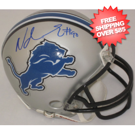 Ndamukong Suh Detroit Lions Autographed Mini Helmet