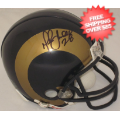 Autographs, Mini Football Helmets: Marshall Faulk St. Louis Rams Autographed Mini Helmet