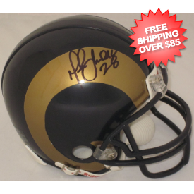 Marshall Faulk St. Louis Rams Autographed Mini Helmet