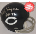 Autographs, Mini Football Helmets: Gale Sayers Chicago Bears Autographed Mini Helmet