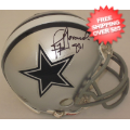 Autographs, Mini Football Helmets: Jay Novacek Dallas Cowboys Autographed Mini Helmet