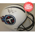 Autographs, Full Size Helmet: Vince Young Tennessee Titans Autographed Full Size Replica Helmet