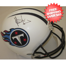 Vince Young Tennessee Titans Autographed Full Size Replica Helmet