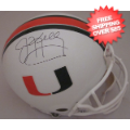 Autographs, Full Size Helmet: Jim Kelly Miami Hurricanes Autographed Full Size Authentic Helmet