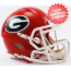 Georgia Bulldogs NCAA Mini Speed Football Helmet