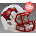 Helmets, Mini Helmets: Southern Methodist (SMU) Mustangs NCAA Mini Speed Football Helmet