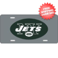 Car Accessories, License Plates: New York Jets License Plate Laser Cut Silver