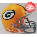 Helmets, Mini Helmets: Green Bay Packers 1961 to 1979 Riddell Mini Replica Throwback Helmet <B>Lim...