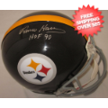 Autographs, Full Size Helmet: Franco Harris Pittsburgh Steelers Autographed Full Size Replica Helmet