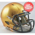 Helmets, Mini Helmets: Notre Dame Fighting Irish NCAA Mini Speed Football Helmet <B>HydroSkin</B>