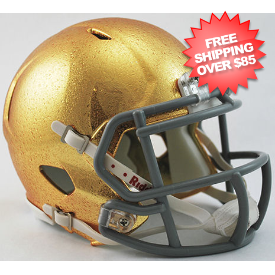 Notre Dame Fighting Irish NCAA Mini Speed Football Helmet <B>HydroSkin</B>