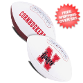 Collectibles, Footballs: Nebraska Cornhuskers NCAA Signature Series Full Size Football <B>SALE</B>