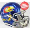 Helmets, Mini Helmets: Kansas Jayhawks NCAA Mini Speed Football Helmet